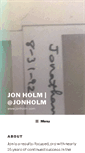 Mobile Screenshot of jonholm.com